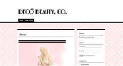 Desktop Screenshot of decobeauty.com