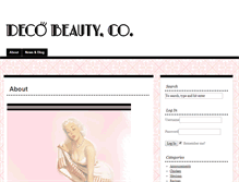 Tablet Screenshot of decobeauty.com